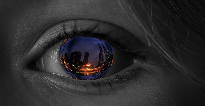 Auge als Symbol für Zukunft