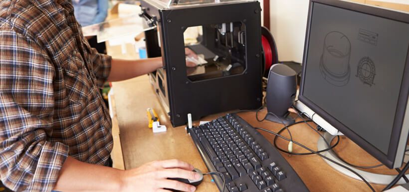 Drucker im Büro, auch: 3D-Drucker