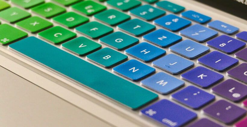 Tastatur als Symbol für Hard- und Software